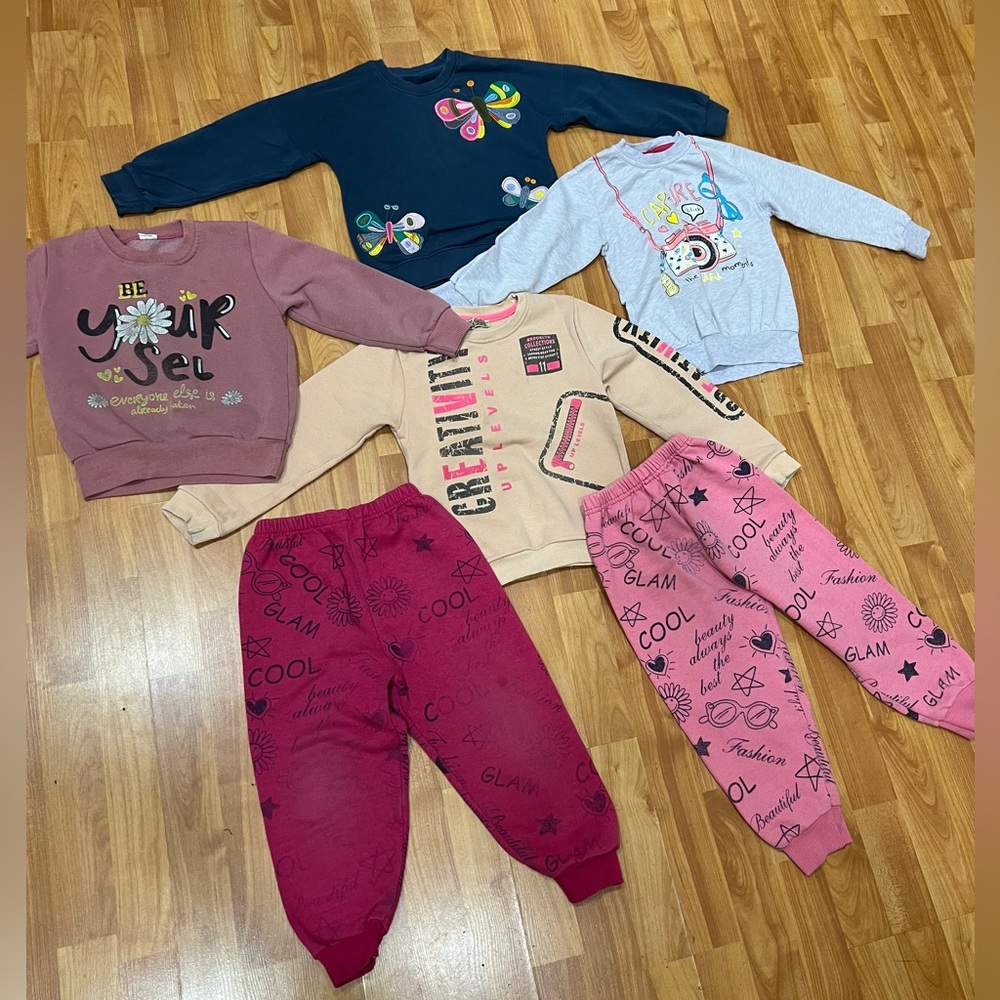 Girl Kids Sweatshirt and Joggers Bundle